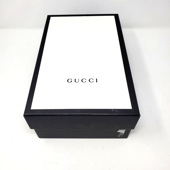 Gucci Microguccissima Signature Espadrilles Leather Black Spain Size 37.5 US 7.5 - Picture 14 of 14